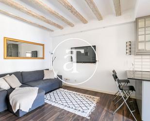 Sala d'estar de Pis de lloguer en  Barcelona Capital amb Balcó