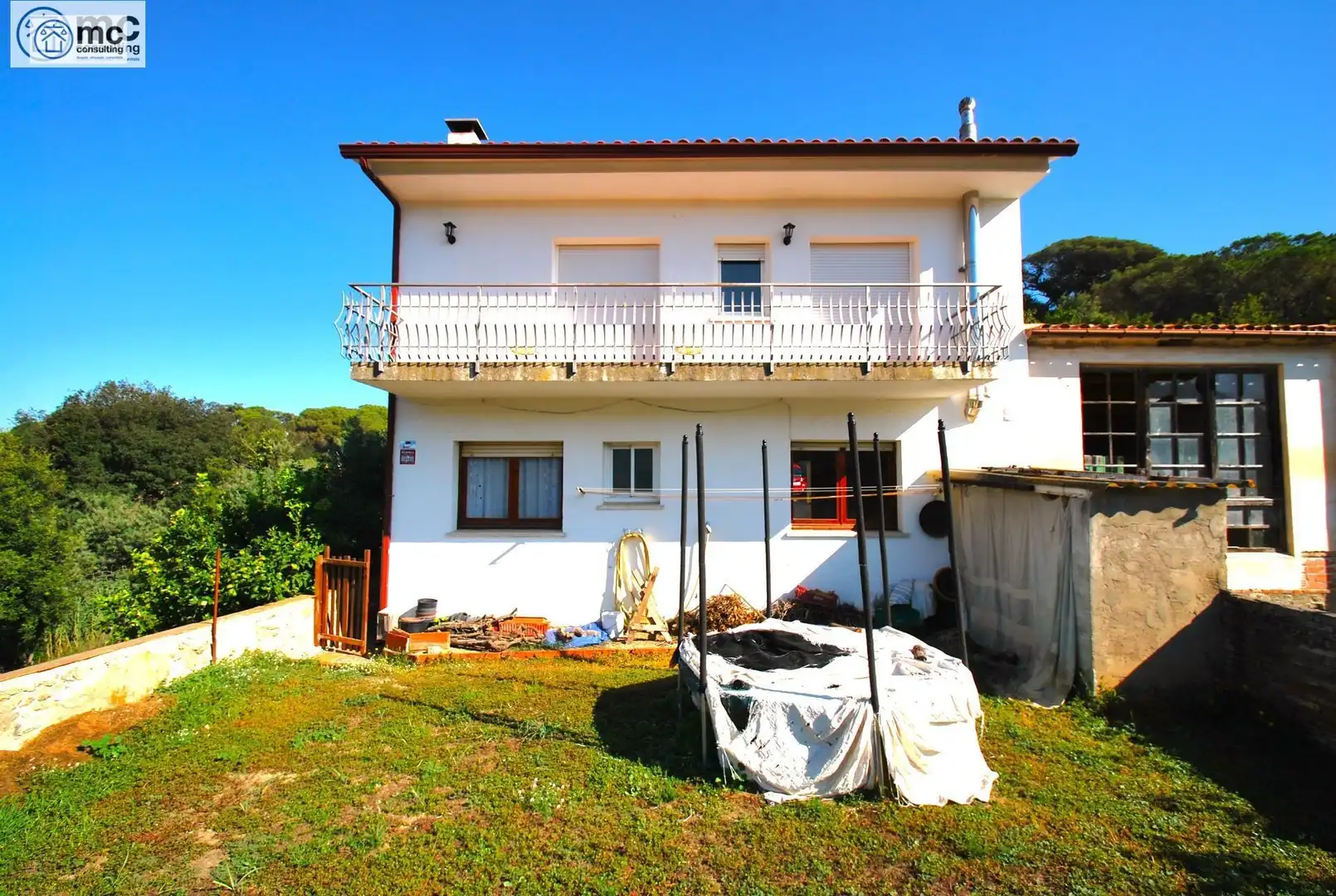 Vista exterior de Casa o chalet en venta en Vallromanes con Calefacción, Jardín privado y Terraza