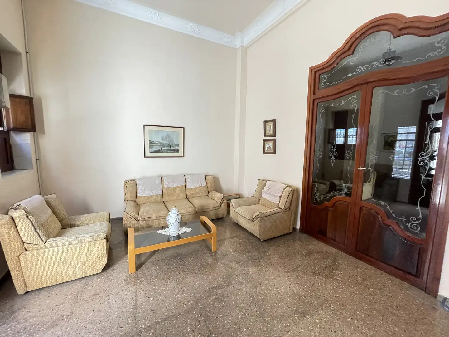 Sala d'estar de Casa o xalet en venda en Carlet amb Aire condicionat, Calefacció i Jardí privat