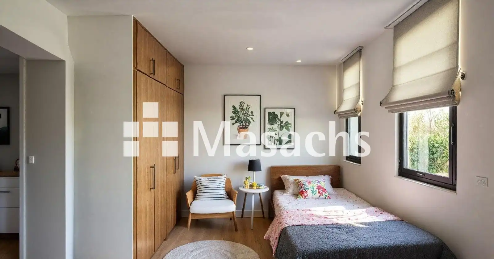 Habitación de Casa adosada en venta en Terrassa con Jardín privado