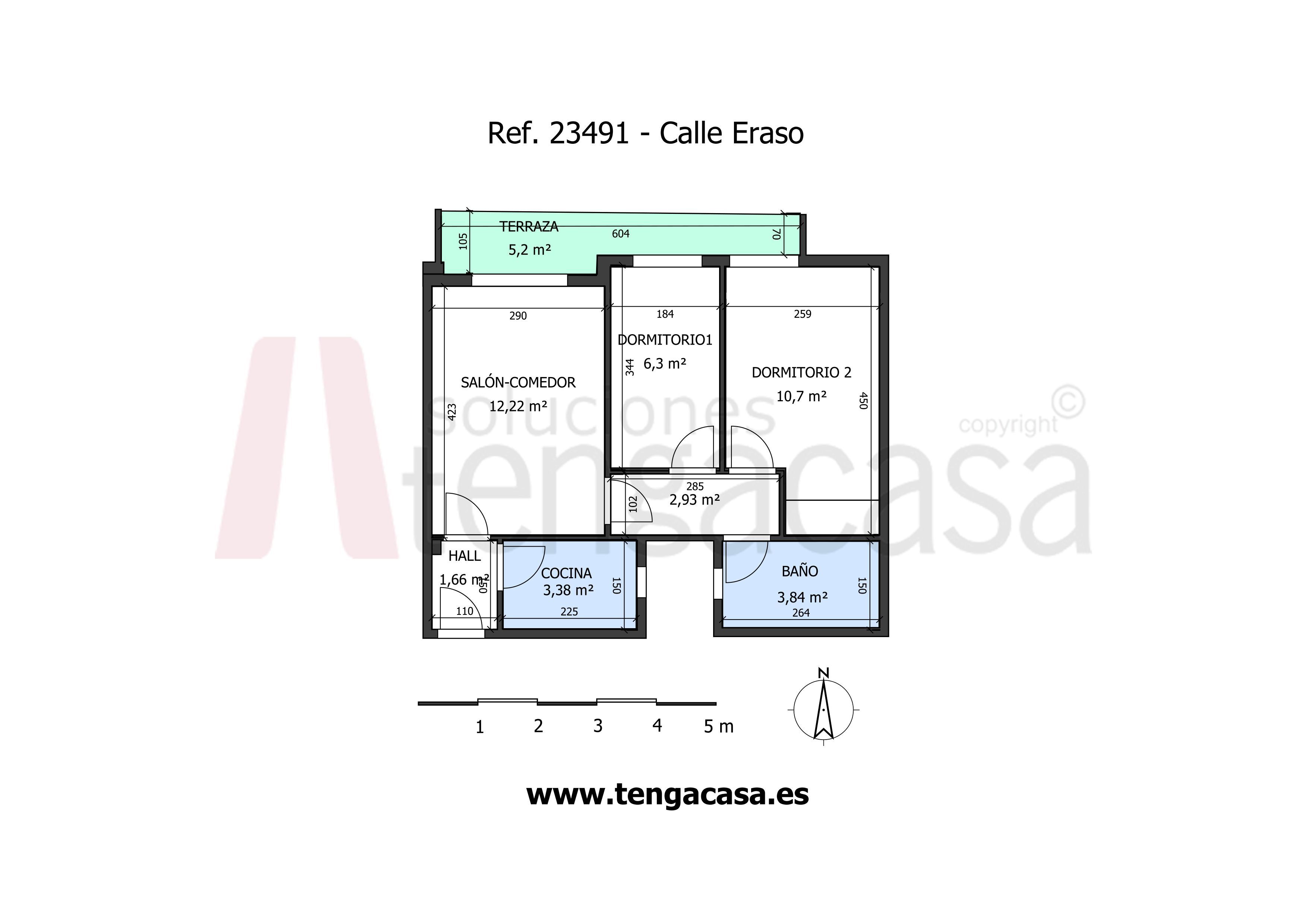 Flat to rent in  Madrid Capital  with Air Conditioner, Heating and Parquet flooring