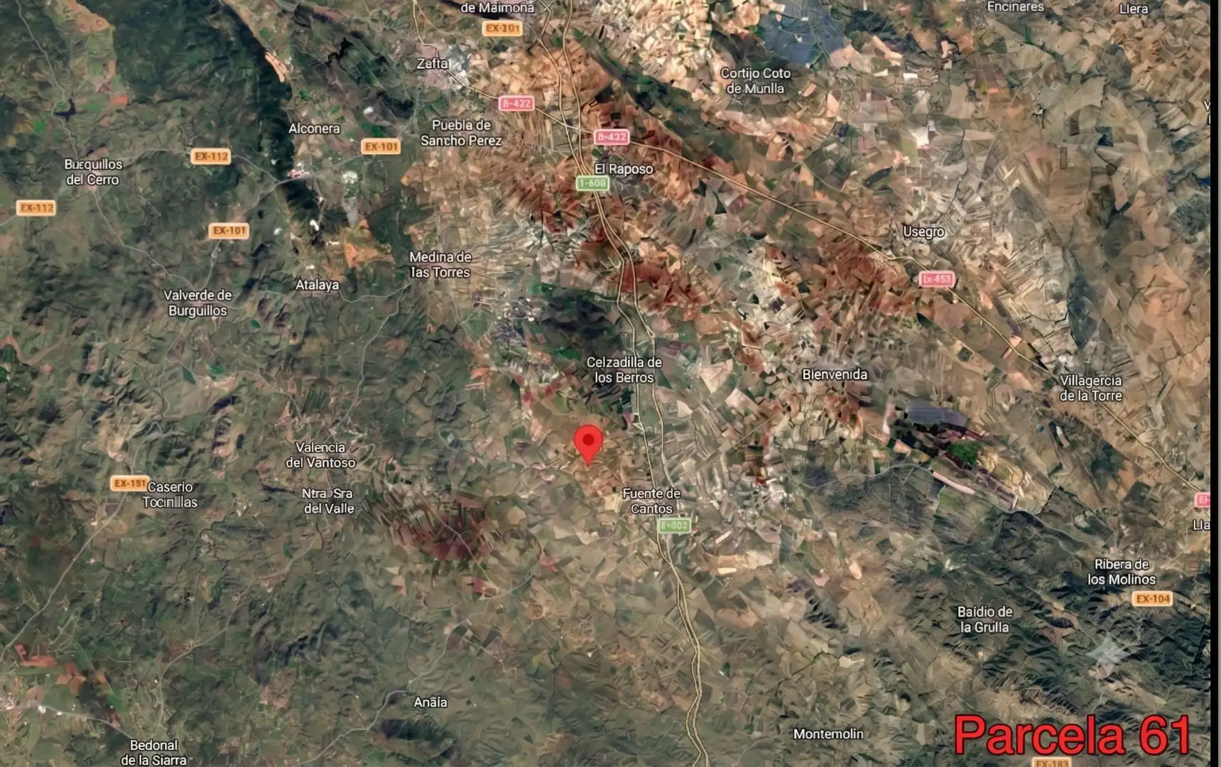 Terreny en venda en Fuente de Cantos