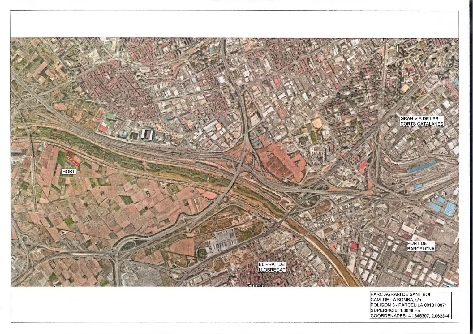 Exterior view of Land for sale in Sant Boi de Llobregat