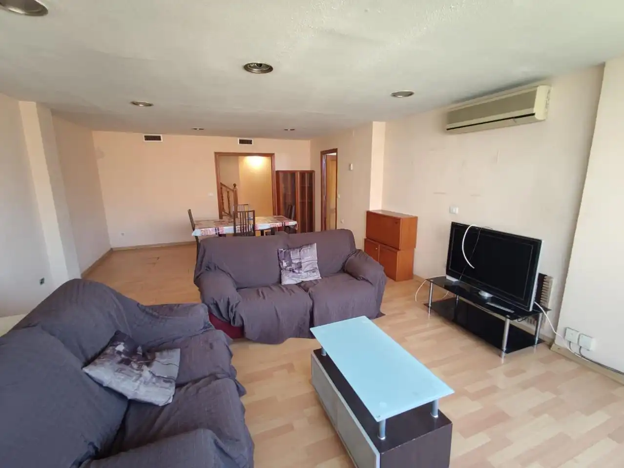 Wohnzimmer von Maisonette zur Miete in Valencia mit Terrasse und Möbliert