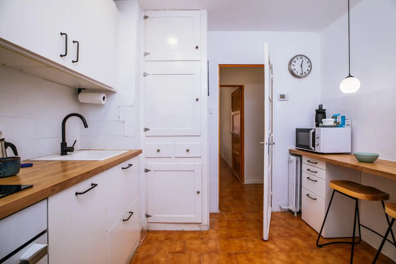 Küche von Wohnung zum Verkauf in Sabiñánigo mit Heizung, Abstellraum und Möbliert
