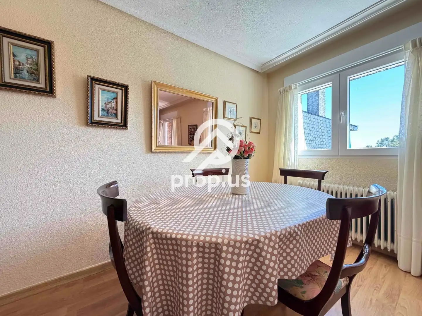 Comedor de Piso en venta en Hoyo de Manzanares con Calefacción, Parquet y Terraza