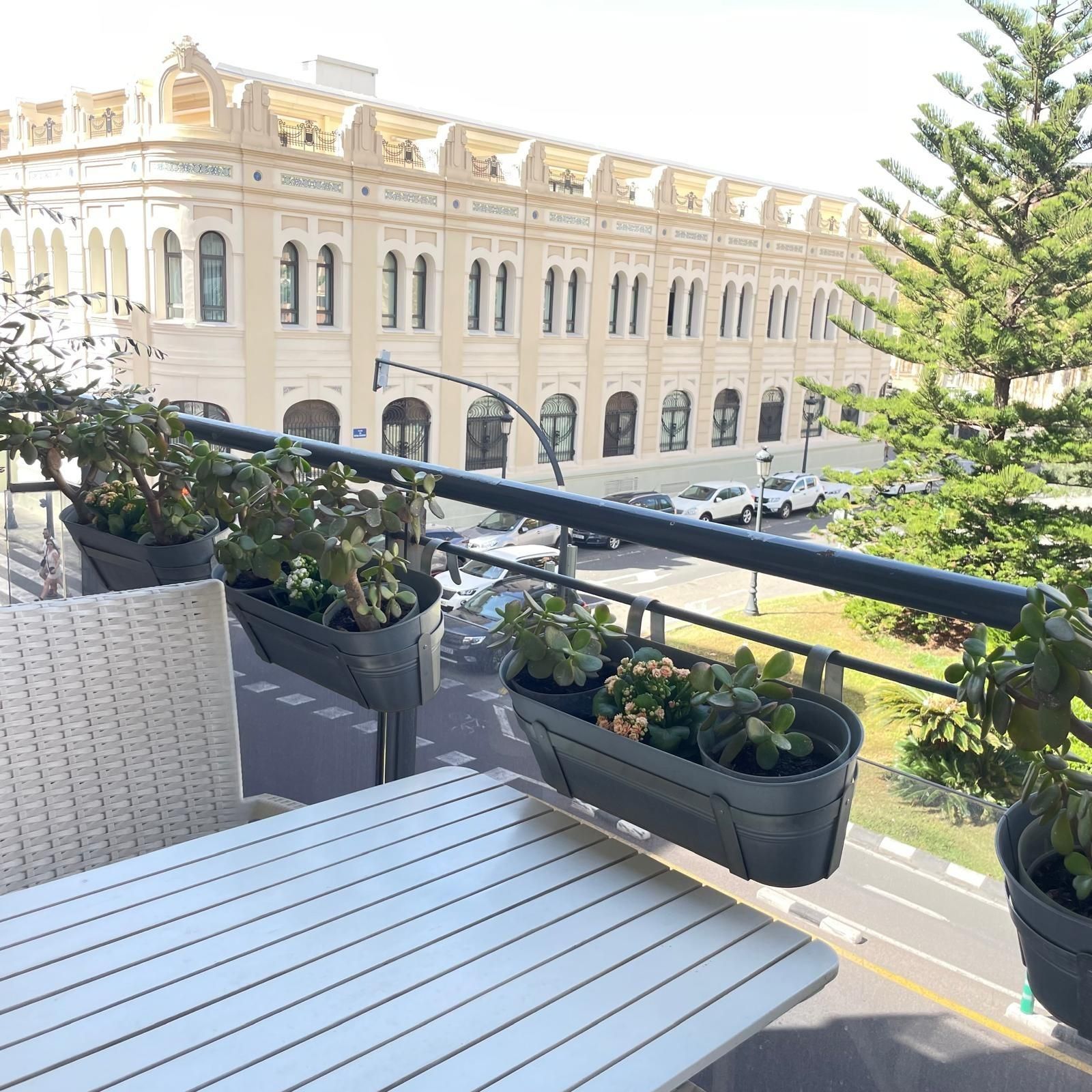Terrace of Flat to rent in  Valencia Capital  with Air Conditioner
