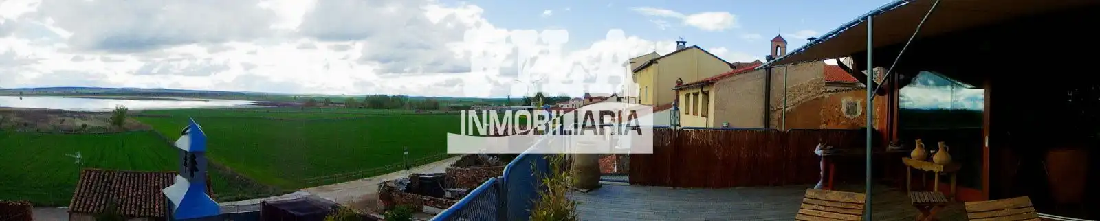 Vista exterior de Casa o chalet en venta en Gallocanta con Calefacción, Terraza y Amueblado