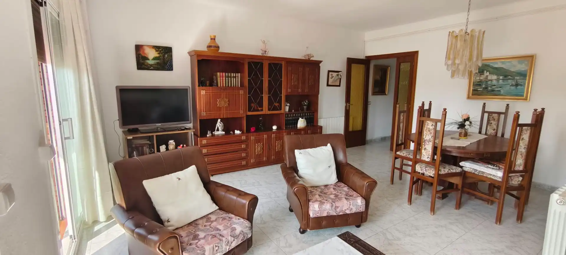 Sala de estar de Piso en venta en Cervelló con Calefacción, Amueblado y Horno