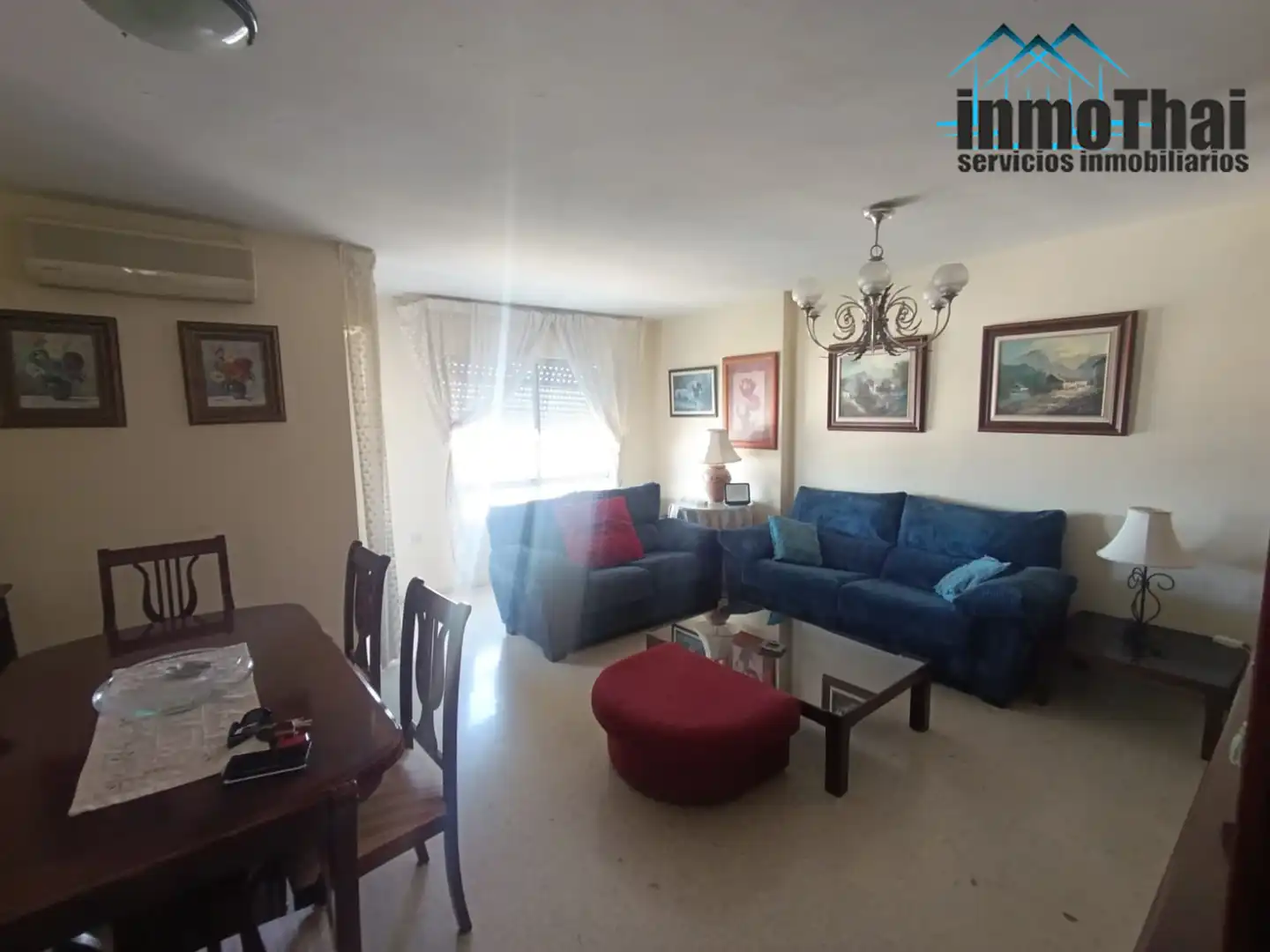Living room of Flat for sale in Jerez de la Frontera  with Air Conditioner, Terrace and Furnished