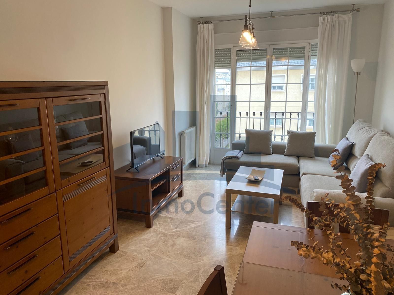 Living room of Attic to rent in Badajoz Capital  with Heating, Furnished and Balcony