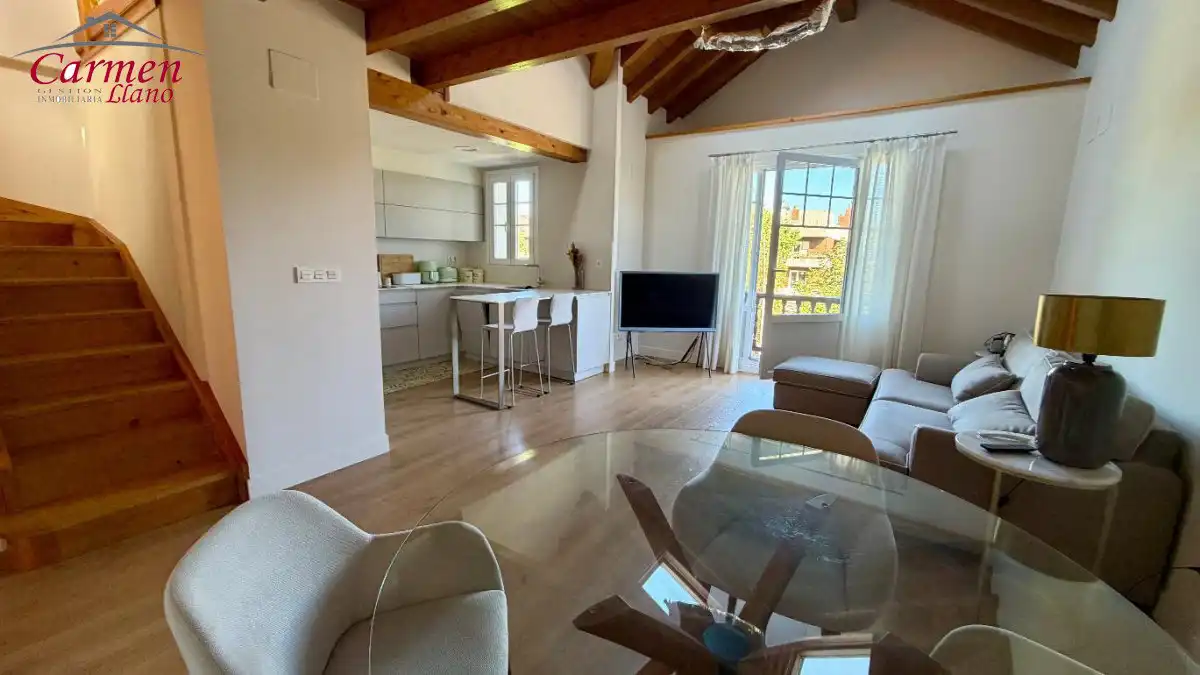 Sala d'estar de Dúplex en venda en Getxo  amb Calefacció, Terrassa i Traster