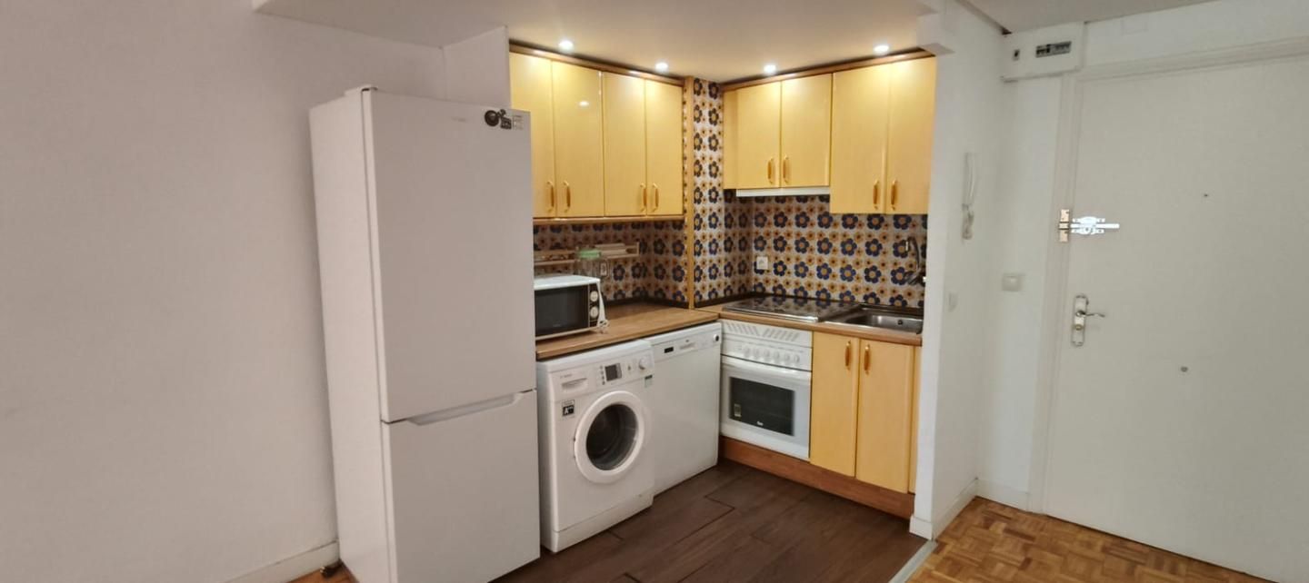 Kitchen of Flat for sale in  Madrid Capital  with Air Conditioner, Heating and Parquet flooring
