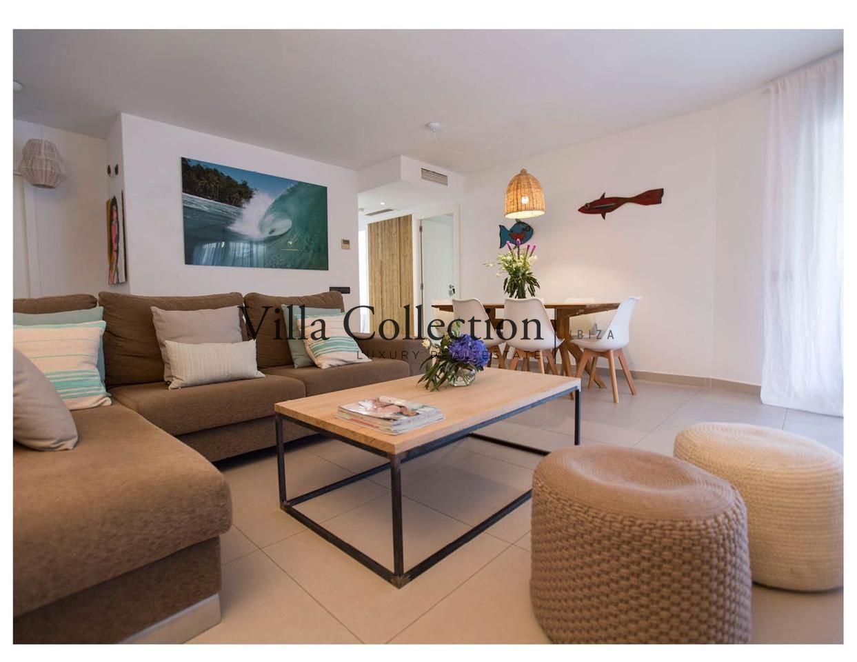 Living room of Flat to rent in Eivissa  with Terrace and Swimming Pool