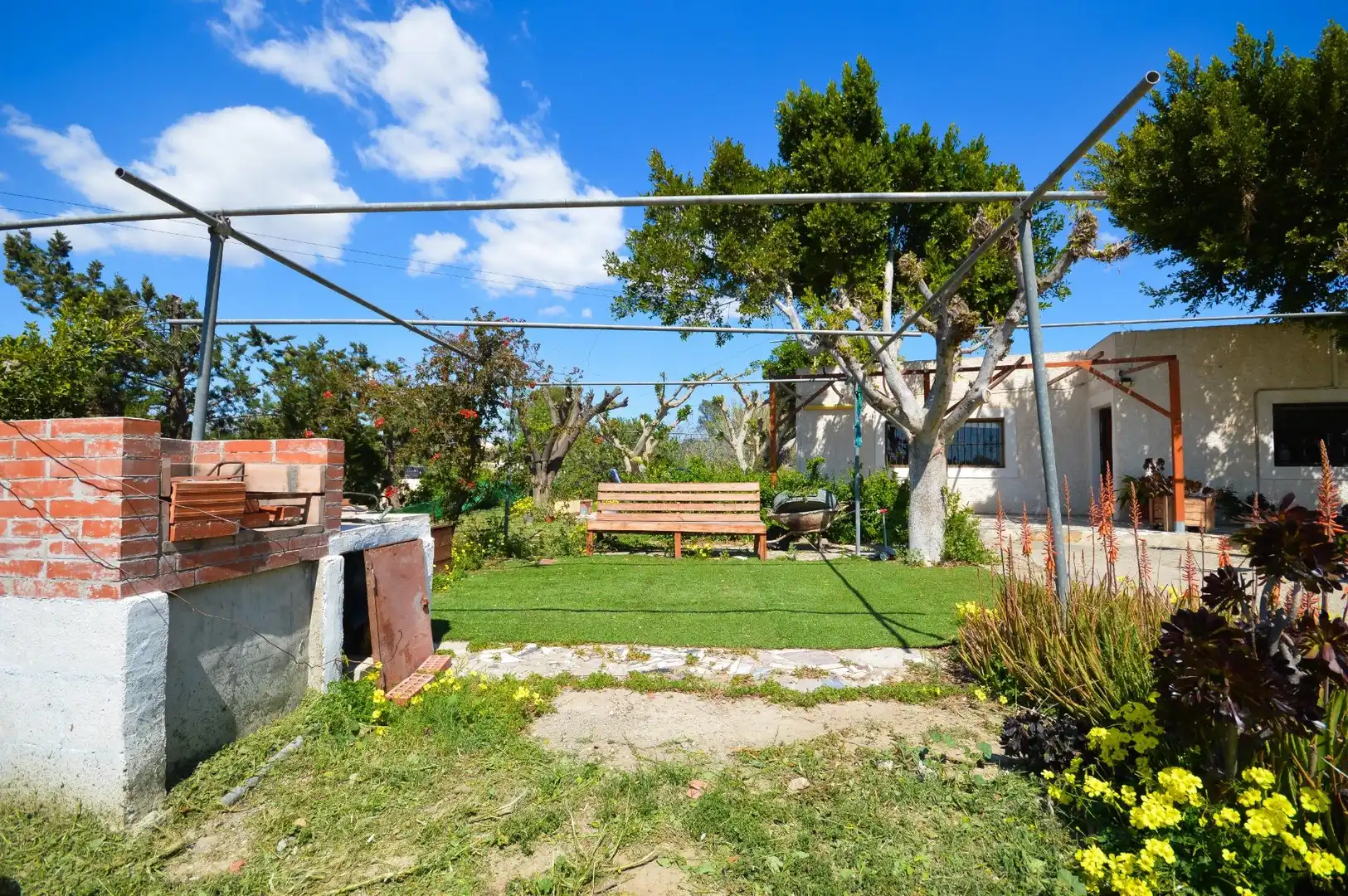 Jardí de Finca rústica en venda en Pechina amb Aire condicionat, Jardí privat i Terrassa