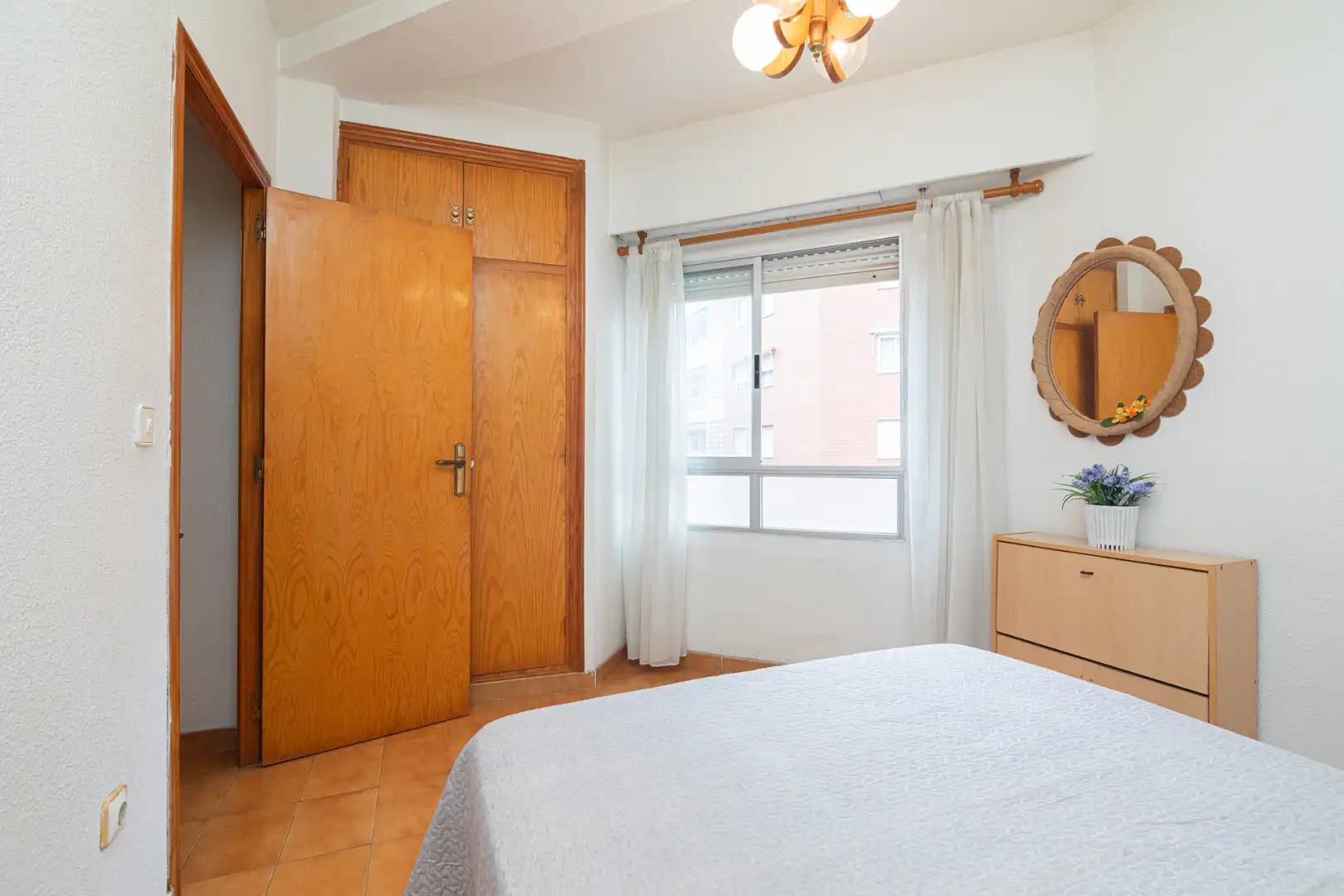 Schlafzimmer von Wohnung zum Verkauf in Santa Pola mit Klimaanlage, Möbliert und Balkon