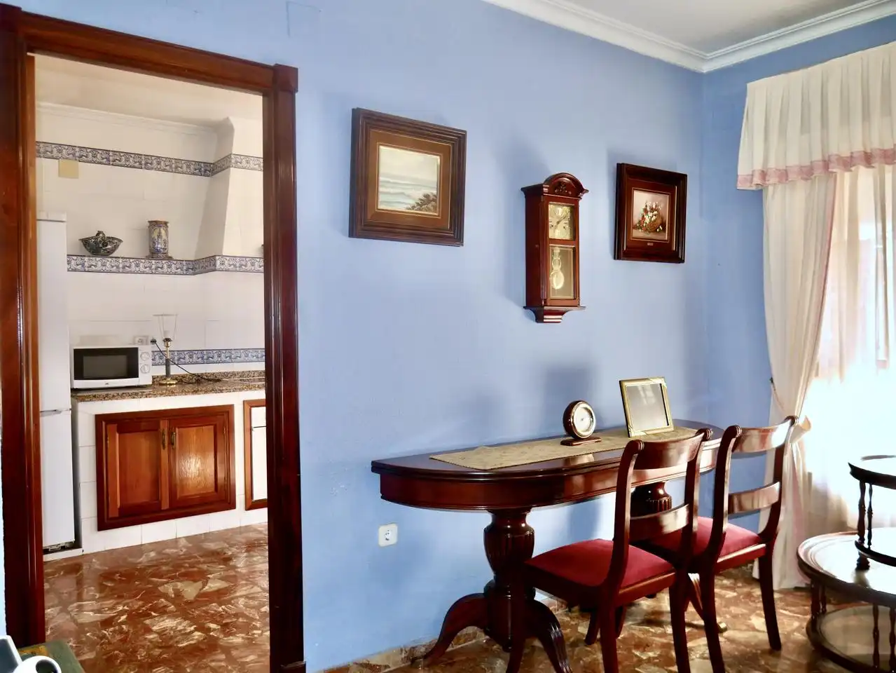 Dining room of Flat for sale in Sevilla  with Air Conditioner, Terrace and Furnished