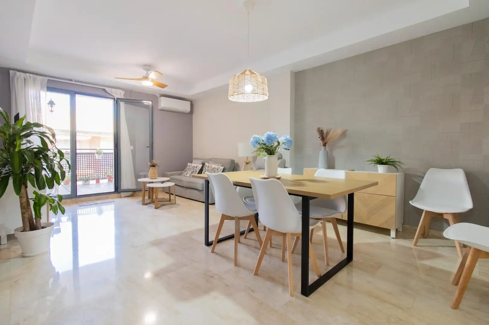 Wohnzimmer von Maisonette zum Verkauf in Massamagrell mit Klimaanlage, Terrasse und Abstellraum