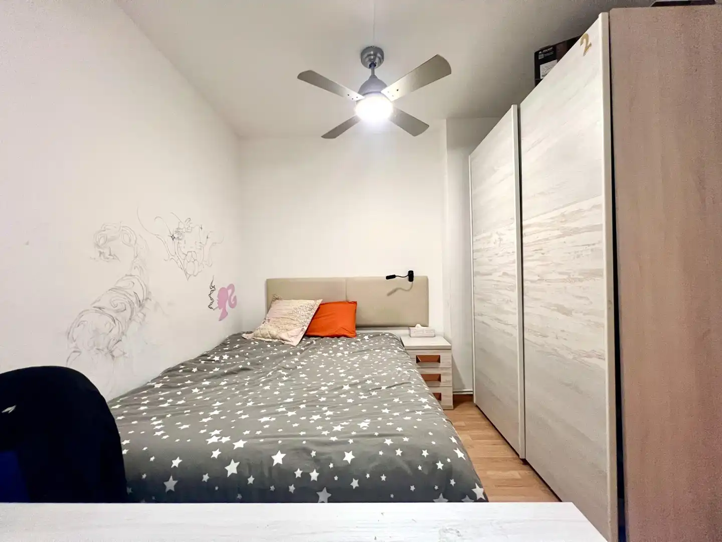 Schlafzimmer von Wohnung zum Verkauf in Granollers mit Heizung und Parkett
