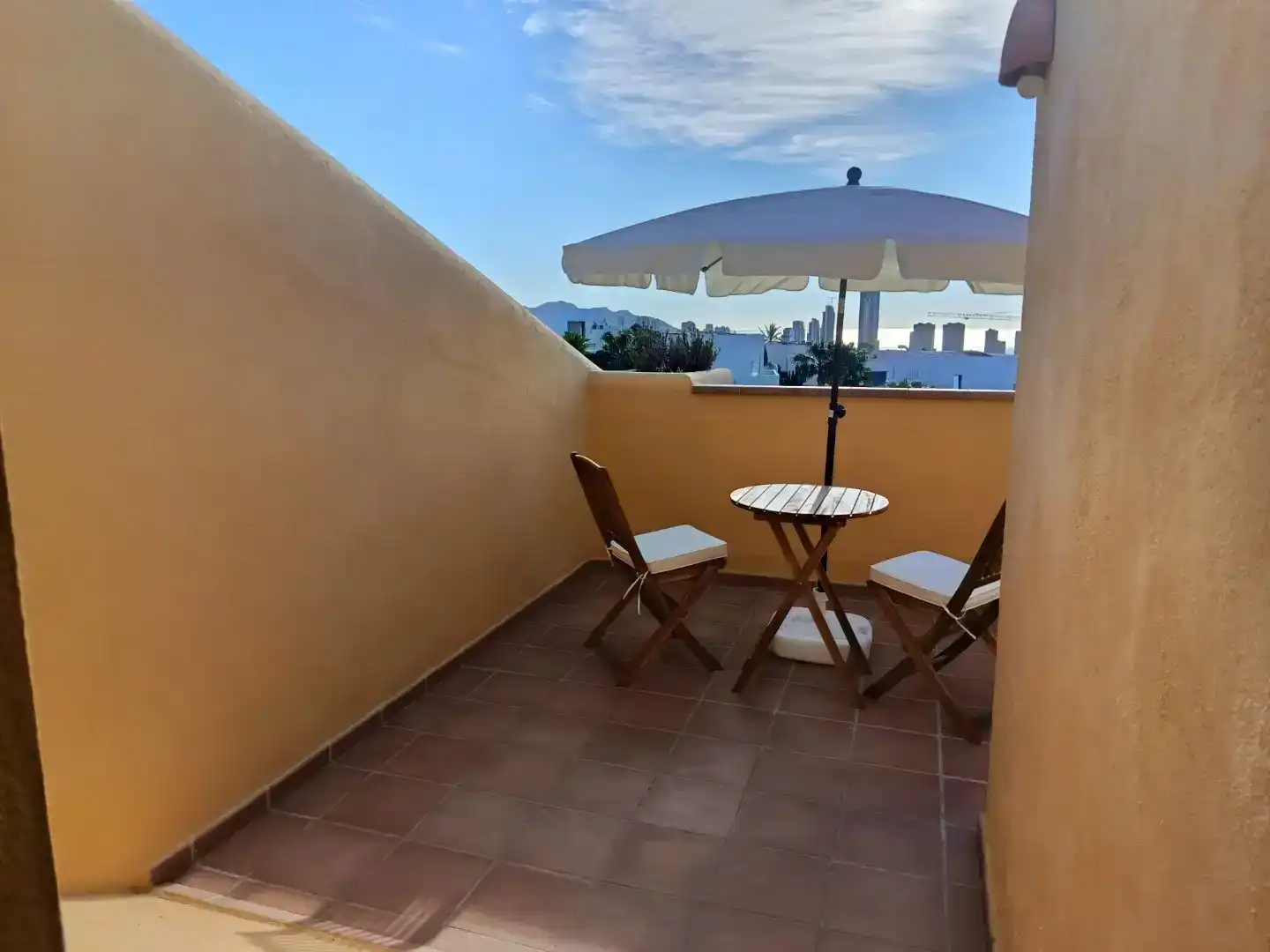 Terrassa de Pis en venda en Finestrat amb Aire condicionat, Piscina i Balcó