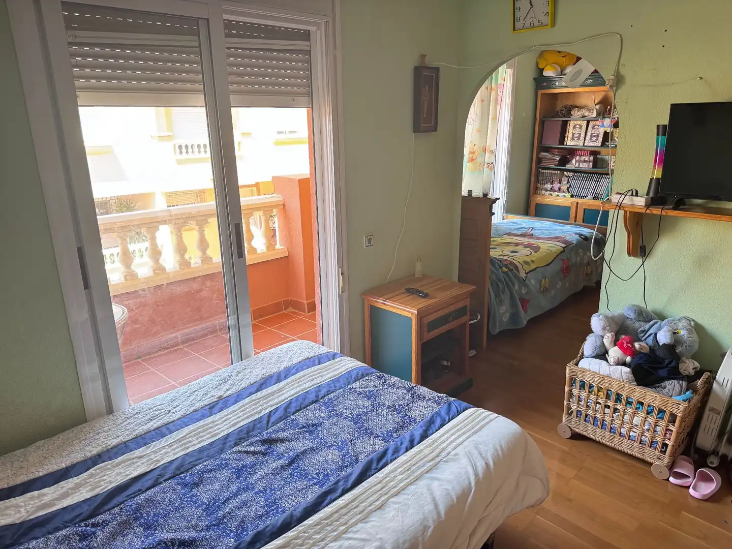 Bedroom of Detached homes for sale in Roquetas de Mar  with Air Conditioner, Terrace and Storage room