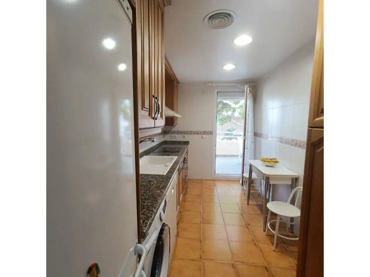 Kitchen of Apartments for rent in Benalmádena  with Terrace, Furnished and Alarm