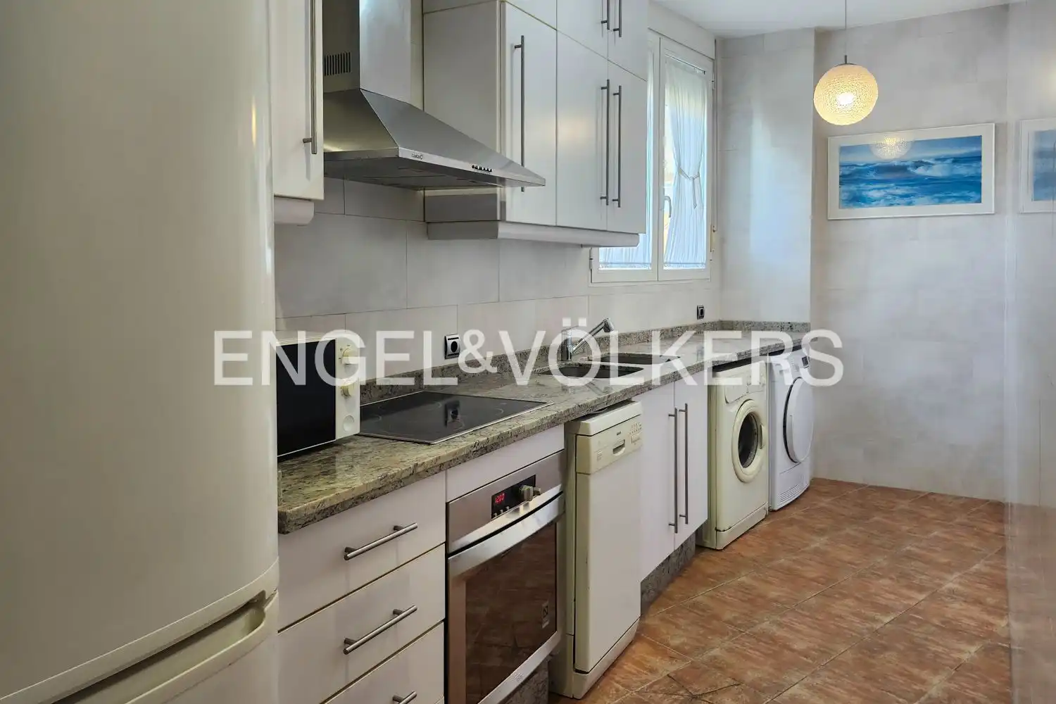 Cocina de Piso de alquiler en Valencia con Aire acondicionado, Calefacción y Amueblado