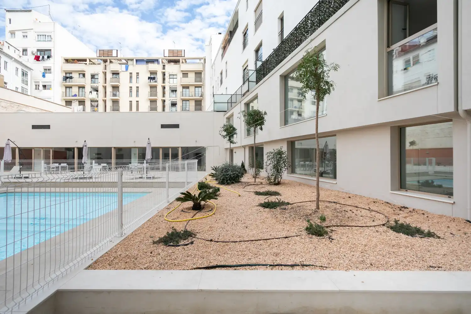 Terraza de Piso de alquiler en Valencia con Aire acondicionado, Calefacción y Jardín privado