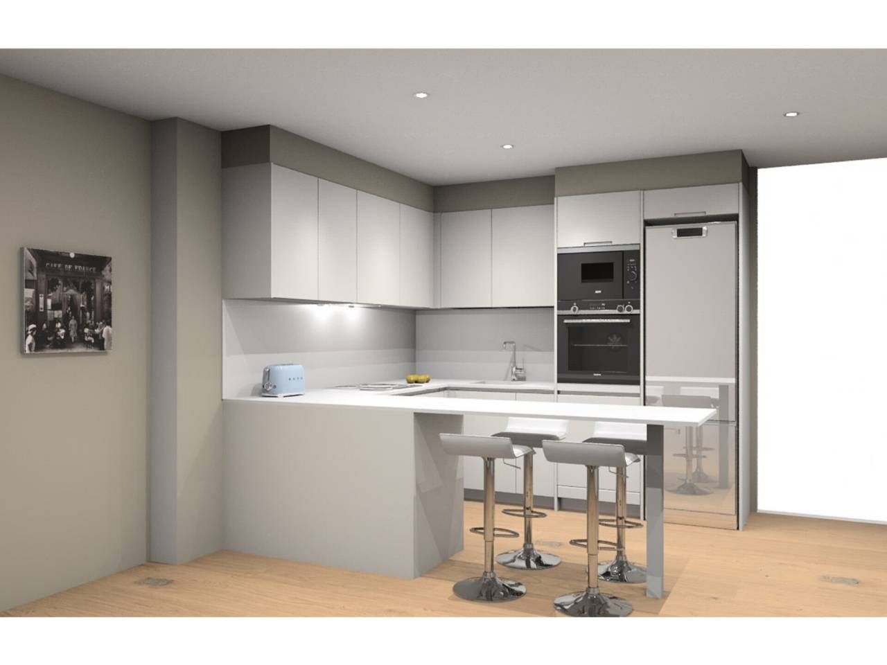 Kitchen of Flat for sale in Sabadell  with Air Conditioner, Heating and Parquet flooring