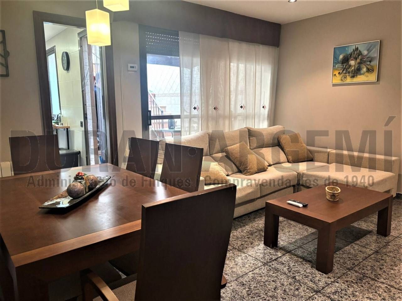 Living room of Flat for sale in Terrassa  with Heating and Terrace