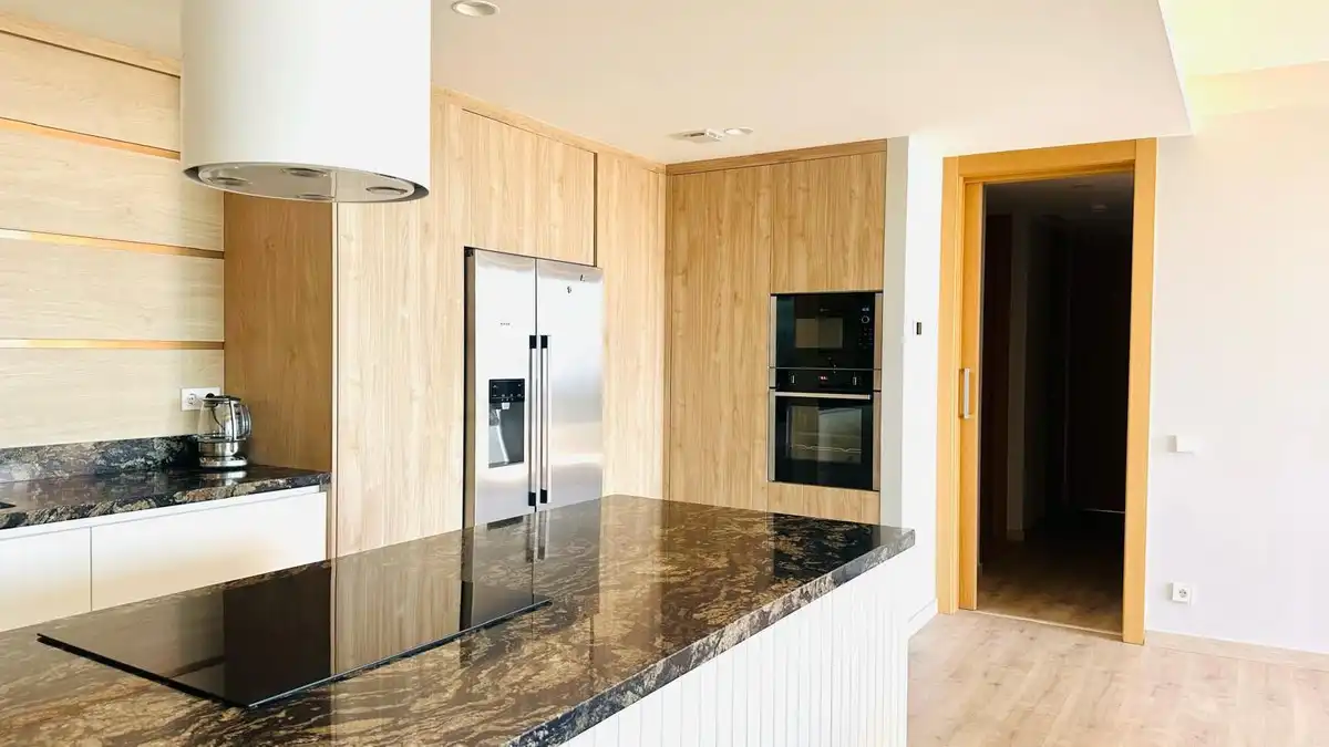 Kitchen of Flat for sale in Mijas  with Air Conditioner, Terrace and Storage room