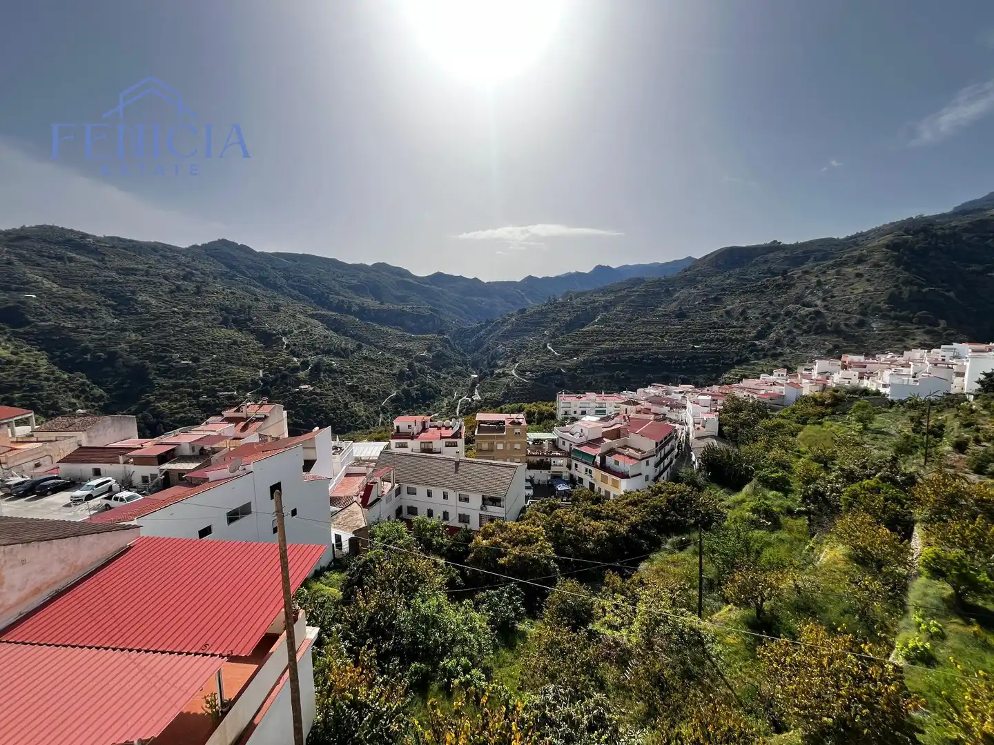 Vista exterior de Finca rústica en venta en Lentegí con Aire acondicionado, Jardín privado y Terraza