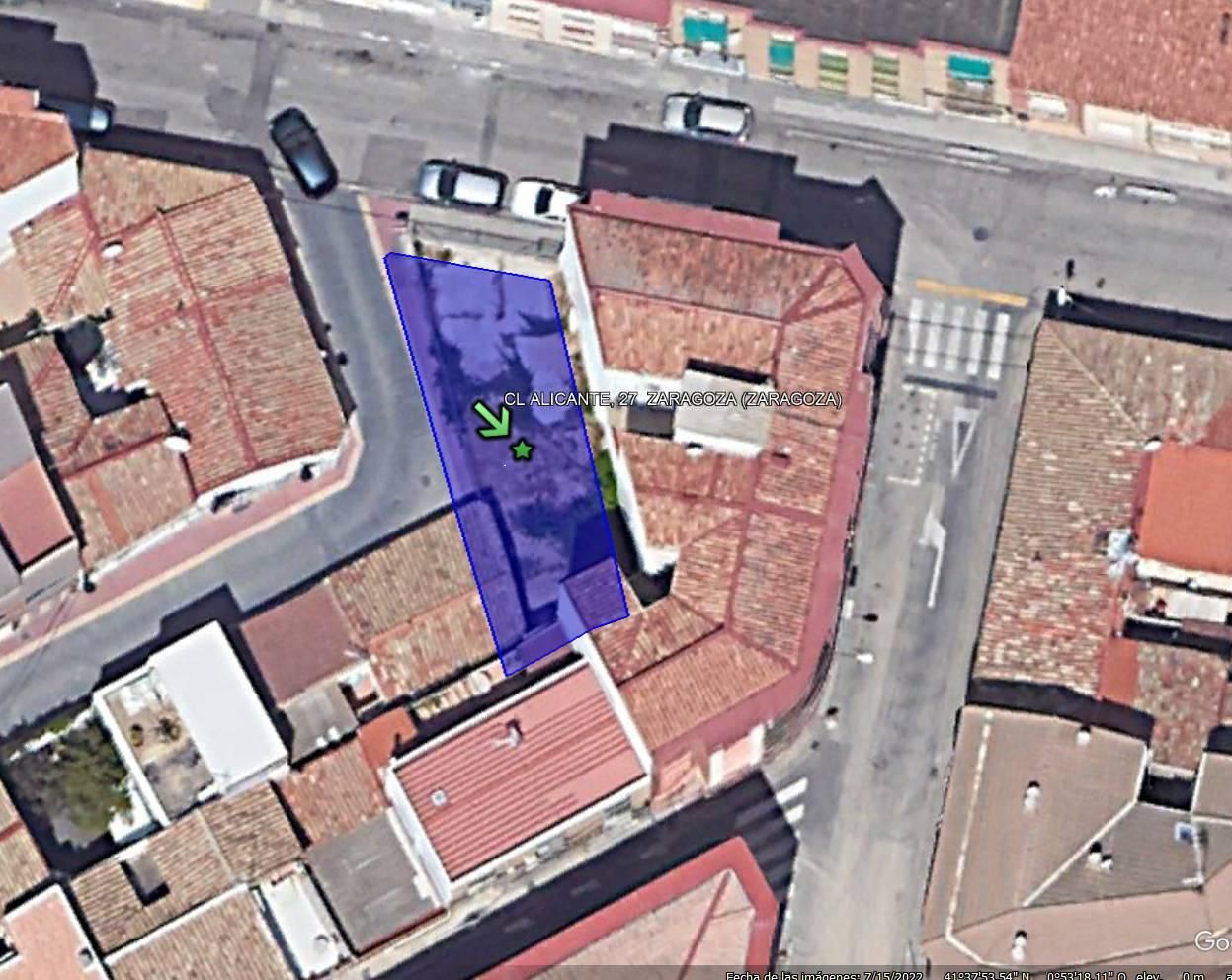 Exterior view of Land for sale in  Zaragoza Capital