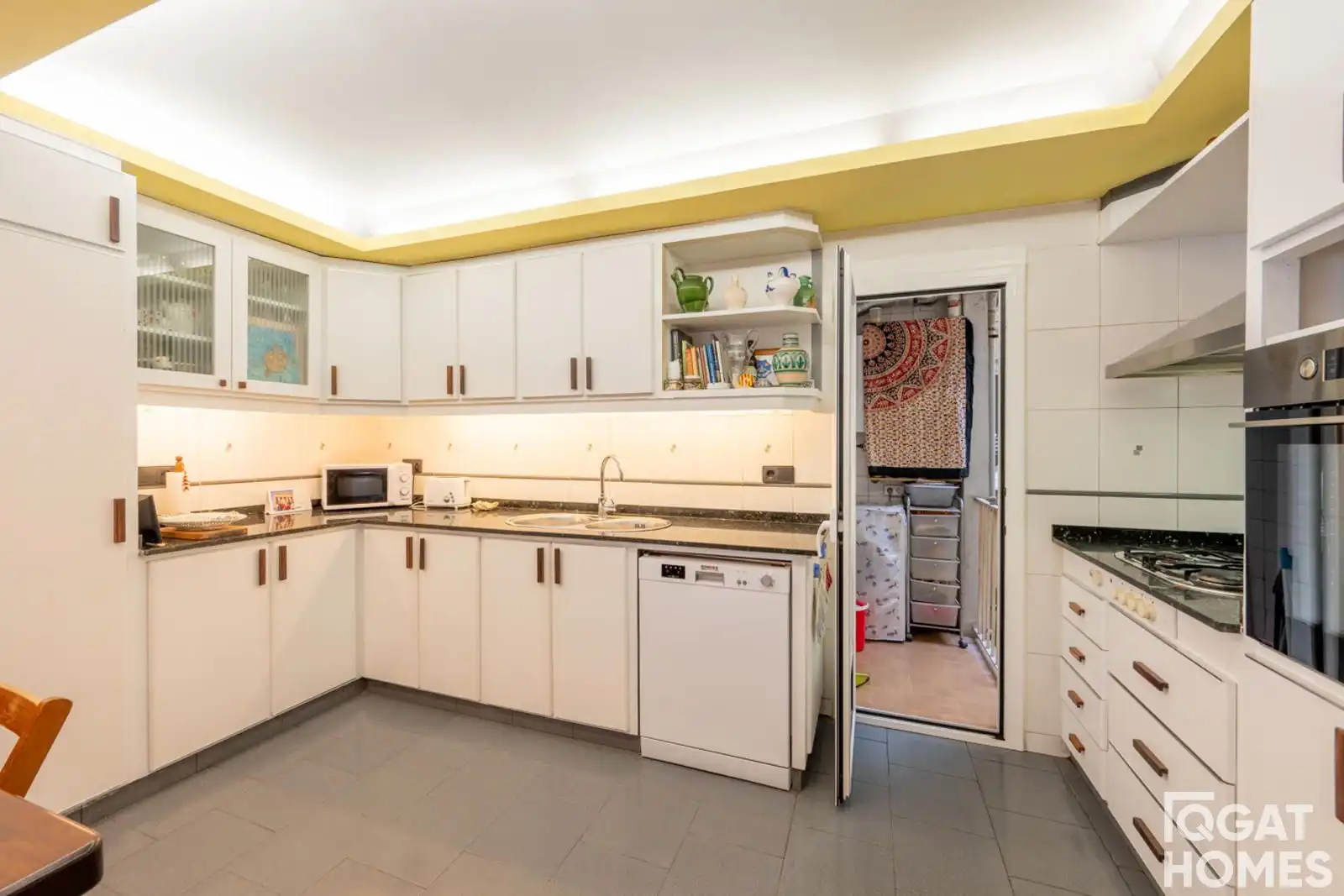 Cocina de Piso en venta en Sant Cugat del Vallès con Aire acondicionado, Calefacción y Terraza