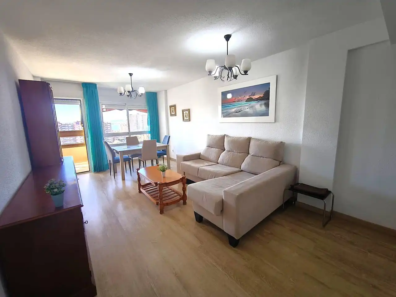 Sala d'estar de Pis en venda en Alicante / Alacant amb Aire condicionat, Calefacció i Terrassa