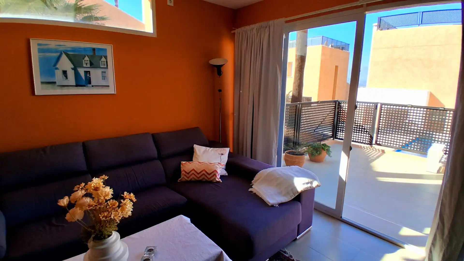 Living room of Country homes for sale in L'Alfàs del Pi  with Air Conditioner, Terrace and Storage room