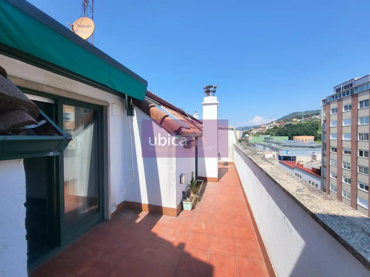 Terrace of Attic for sale in Vigo   with Heating, Parquet flooring and Terrace