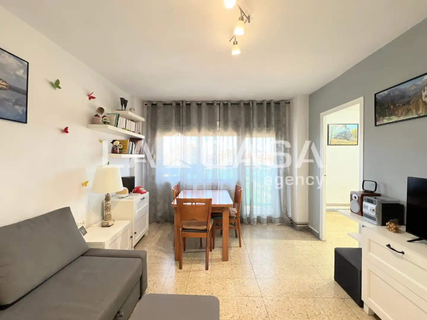 Living room of Flat for sale in Badalona  with Heating and Balcony