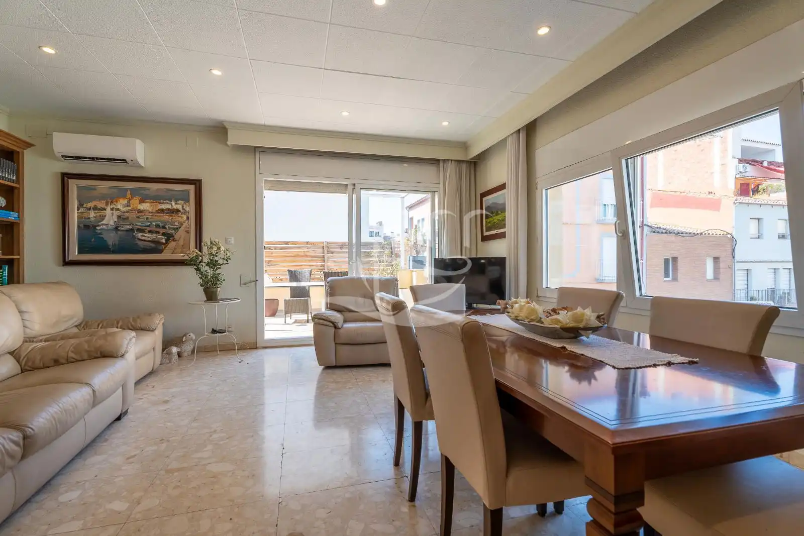 Sala de estar de Casa o chalet en venta en Palamós con Aire acondicionado, Calefacción y Terraza