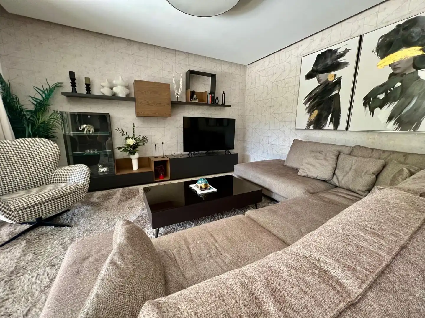 Living room of Apartments for rent in Marbella  with Air Conditioner, Heating and Furnished