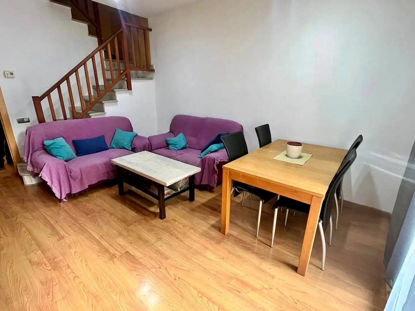 Sala de estar de Piso en venta en Barcelona con Aire acondicionado, Calefacción y Parquet