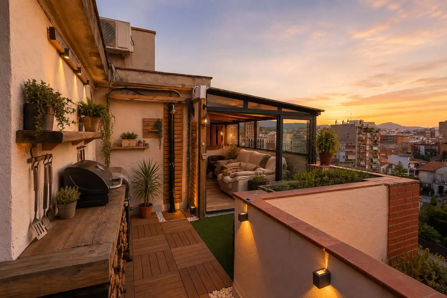 Terraza de Ático en venta en Rubí con Aire acondicionado, Calefacción y Terraza