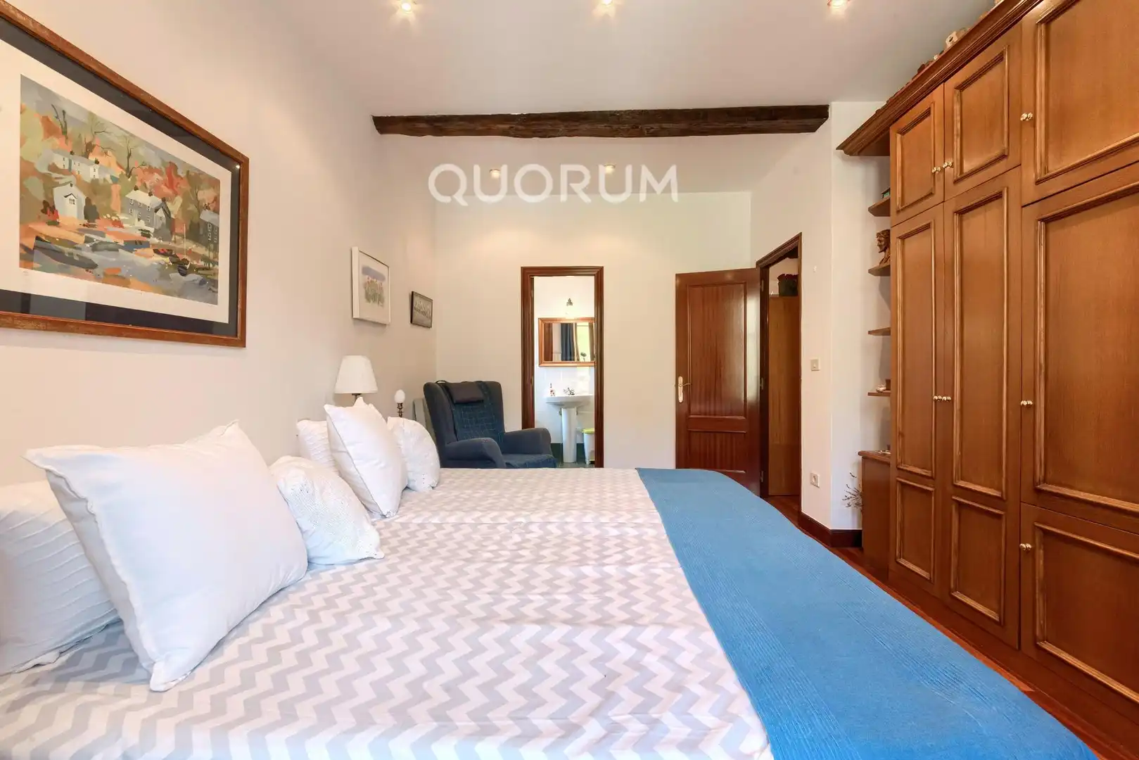 Habitación de Casa adosada en venta en Arrankudiaga / Zollo con Calefacción, Amueblado y Balcón