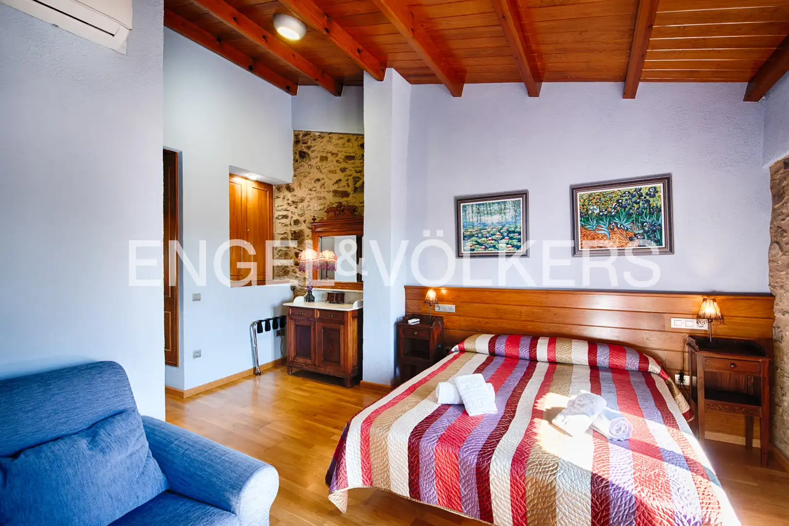 Habitación de Casa o chalet en venta en Espolla con Aire acondicionado, Jardín privado y Terraza