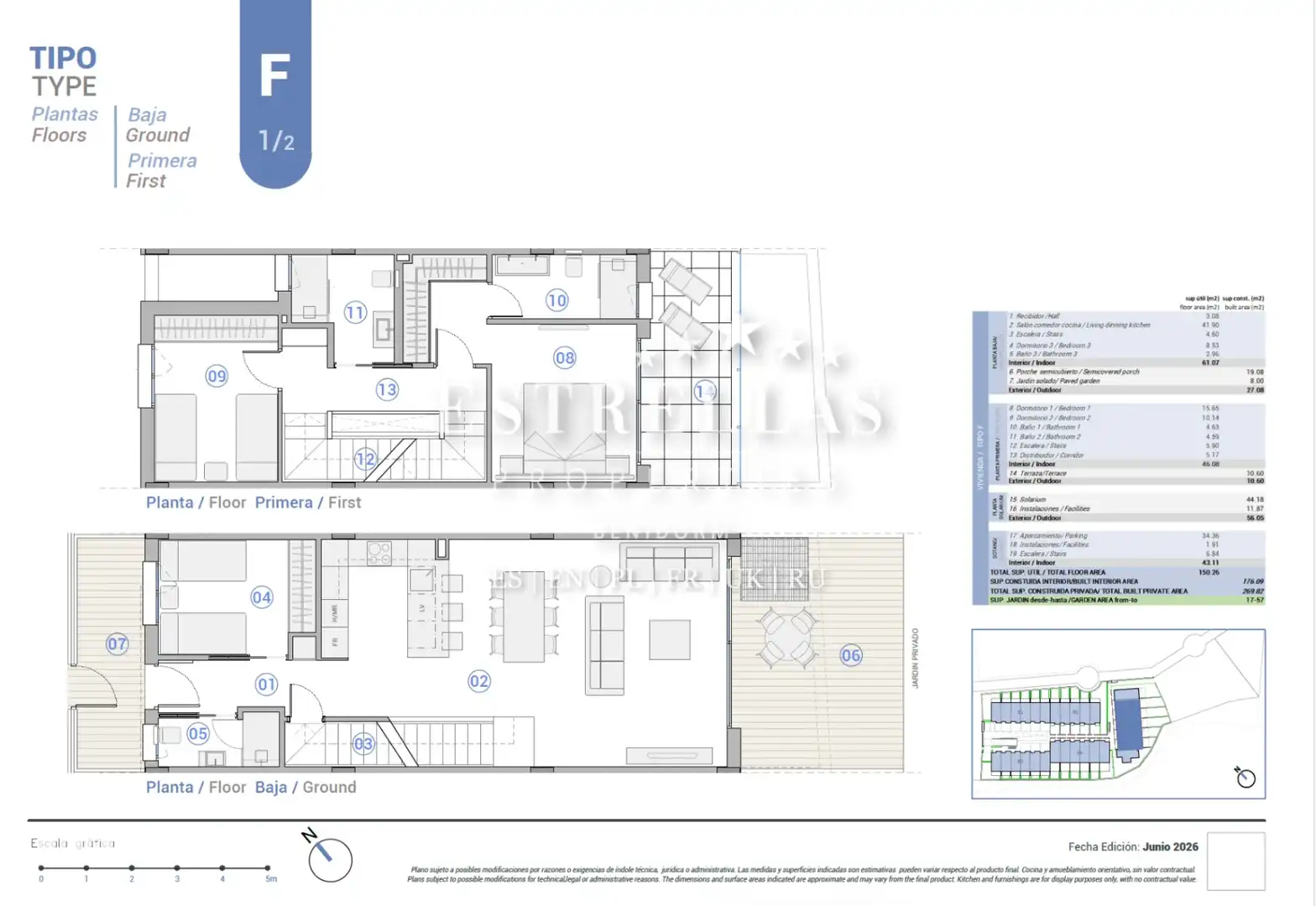Maison mitoyenne avec piscine à vendre à Pueblo Español - Coveta Fumá, imagen 12
