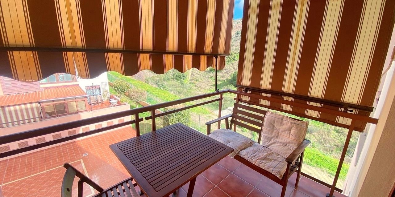 Balcony of Flat to rent in Málaga Capital  with Air Conditioner, Heating and Private garden