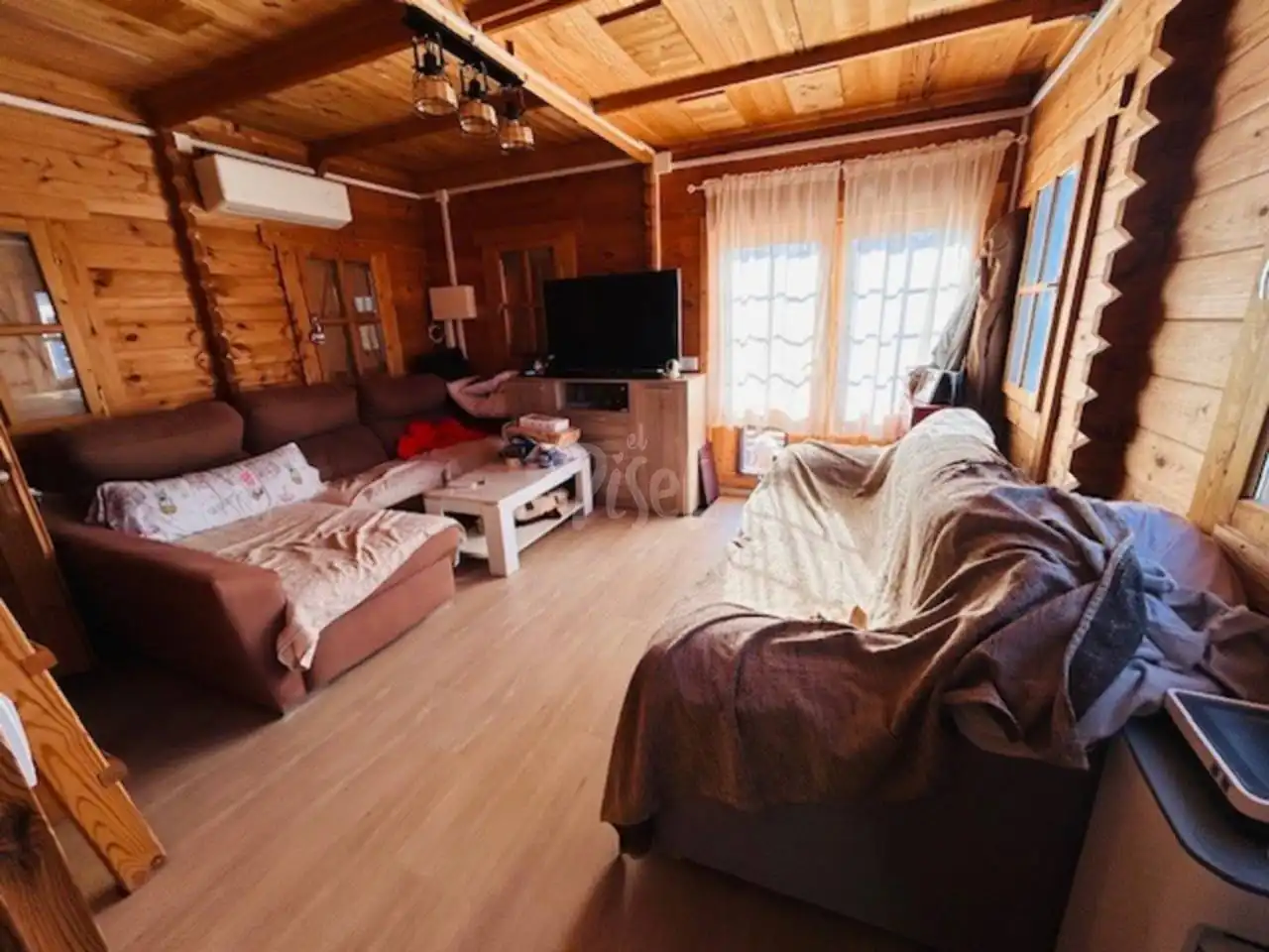 Sala de estar de Finca rústica en venta en Cabra del Camp con Aire acondicionado, Jardín privado y Parquet