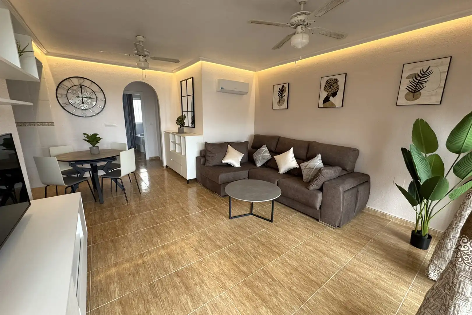 Sala de estar de Planta baja de alquiler en Formentera del Segura con Aire acondicionado, Calefacción y Terraza