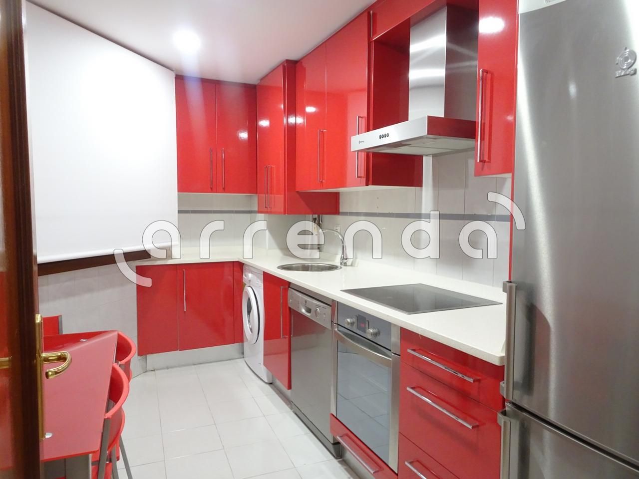 Cocina de Piso de alquiler en Santander con Calefacción, Parquet y Amueblado
