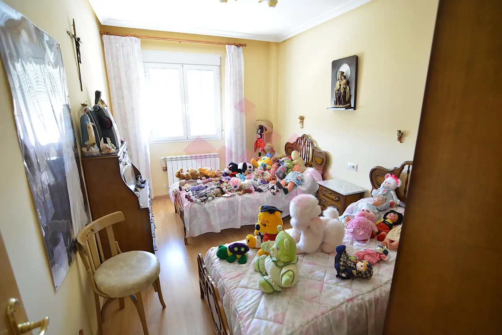 Bedroom of Flat for sale in Carrión de Calatrava  with Air Conditioner, Heating and Furnished